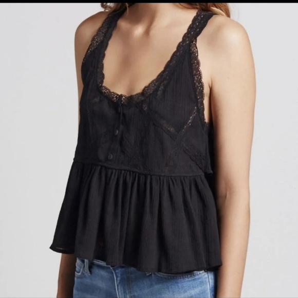 Current/Elliott Lace and Ruffles Tank - Picture 6 of 6